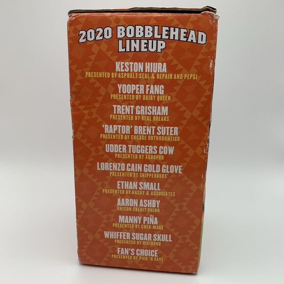 Wisconsin Timber Rattlers Bobblehead Whiffer Sugar Skull 2020 Cascabeles Night - Picture 12 of 16